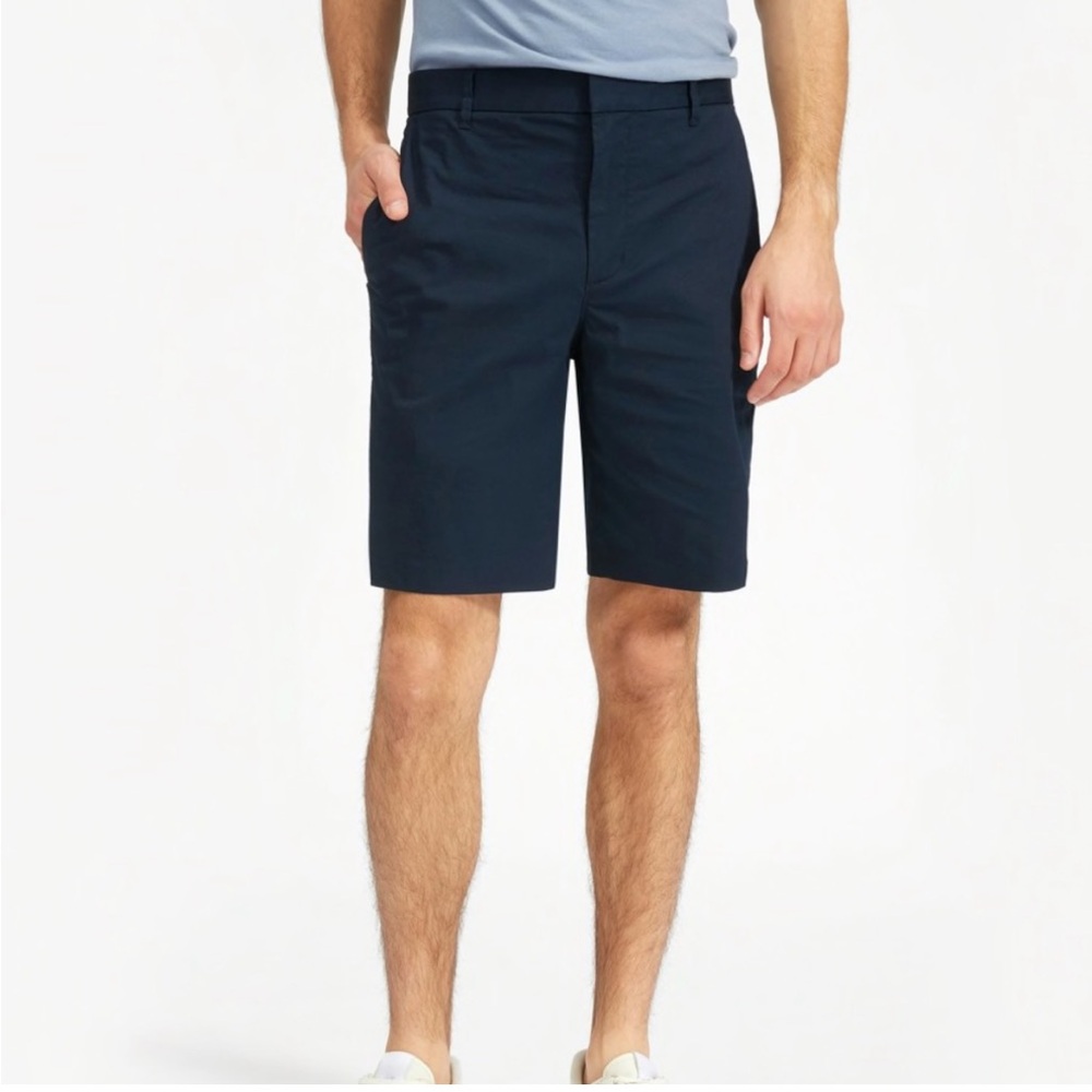 NWT Everlane Men The 9" Slim Fit Performance Chino‎ Shorts Navy Size 32